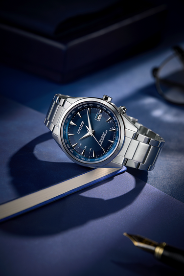 Citizen CB0270-87L นาฬิกาผู้ชาย Eco-Drive Perpetual World Time Men's Watch