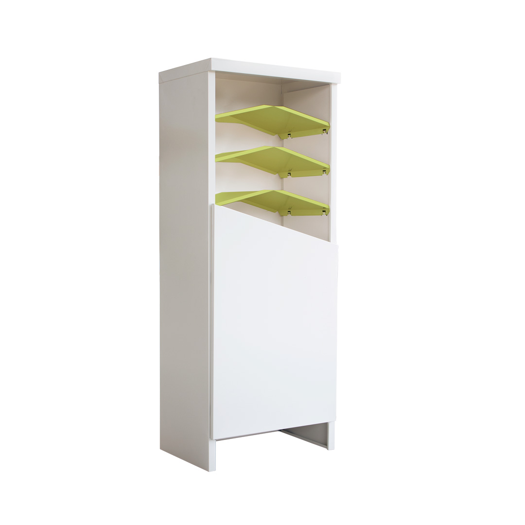 ตู้รองเท้าบานเปิดkiosk