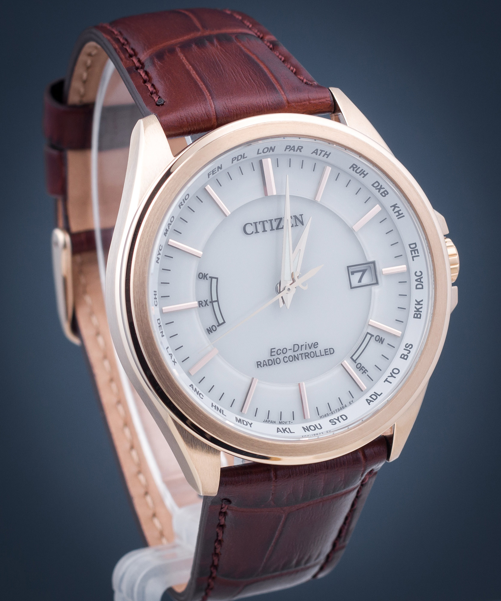 Citizen CB0253-19A นาฬิกาผู้ชาย Eco-Drive Radio controlled Men's Watch