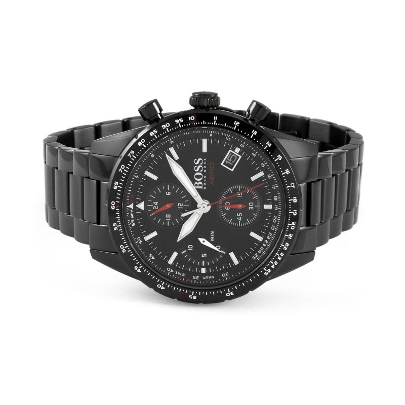 Hugo Boss 1513771 นาฬิกาผู้ชาย Aero Chronograph Quartz Men's Watch