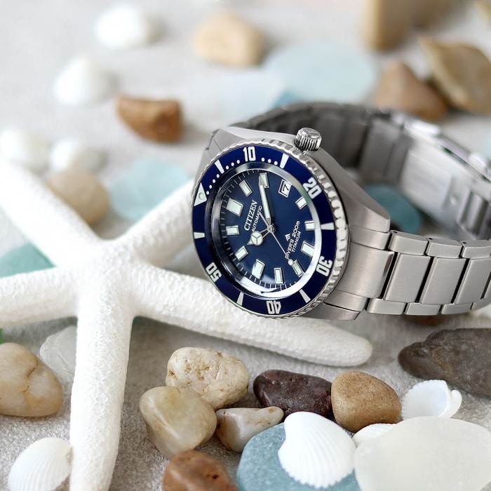 Citizen NB6021-68L นาฬิกาผู้ชาย Promaster Dive Automatic Super Titanium™ Men's Watch