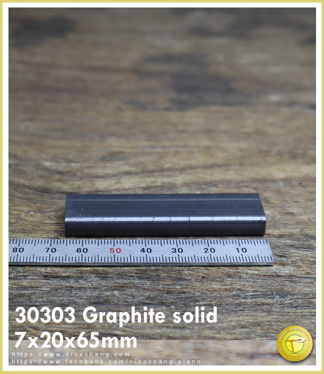 30303 Graphite solid 7x20x65mm