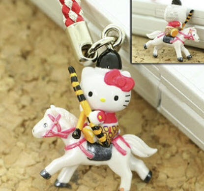 ที่ห้อยมือถือ คิตตี้ชุดท่องเที่ยวญี่ปุ่น สินค้าลิขสิทธิ์ SANRIO จากประเทศญี่ปุ่น