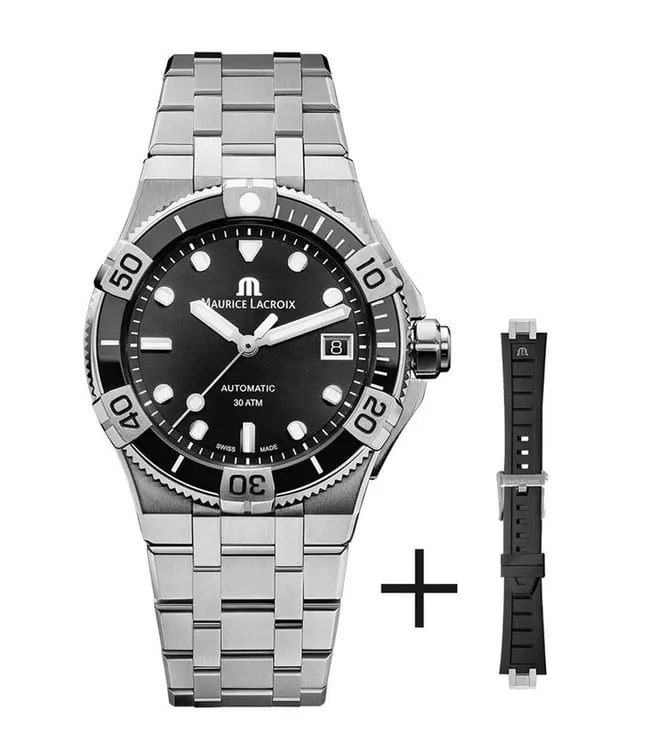 Maurice Lacroix AI6057-SSL2F-330-A นาฬิกาผู้ชาย Aikon Automatic Men's Watch