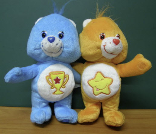 แพ็คคู่ Champ Bear กับ Laugh-A-Lot Bear ขนาด 7 นิ้ว (มือสอง)
