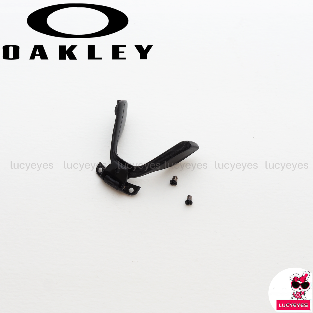 แป้นจมูกแว่น OAKLEY OX3220, CROSSLINK FLOAT EX, OX3128, CROSSLINK SWITCH สีดำ+น๊อต