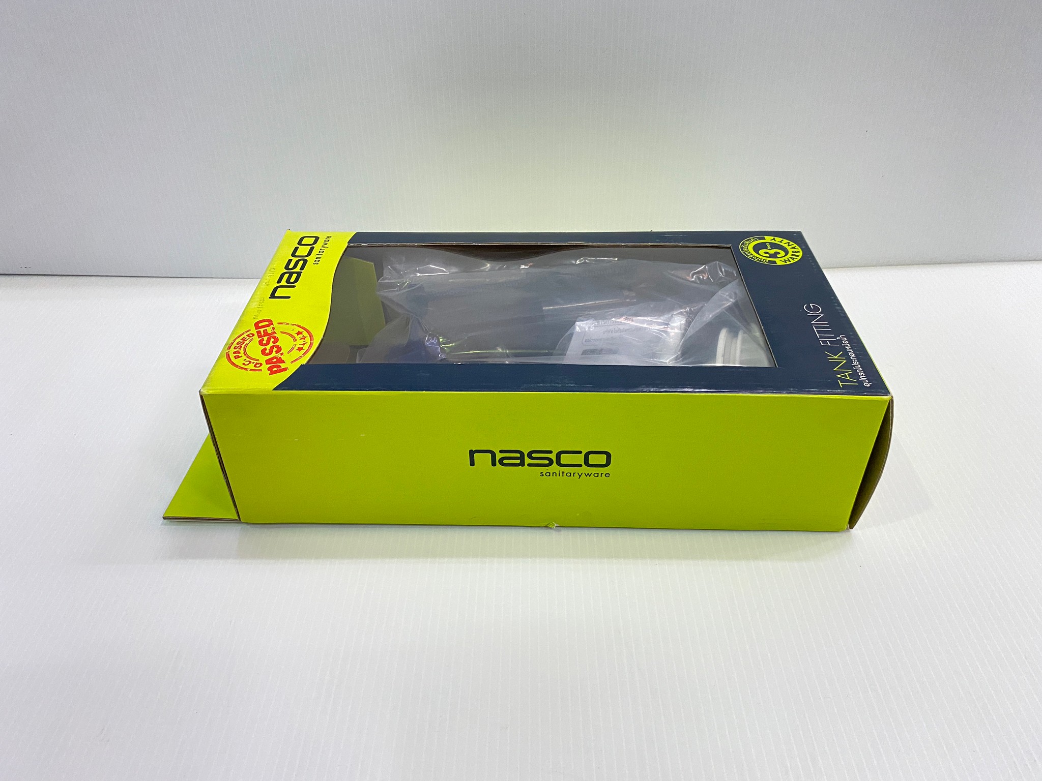 NASCO ชุดอุปกรณ์ในหม้อน้ำชักโครก NF-9617 แบบกดบน 1 ระบบ 1 ชุด มี 5 ชิ้น