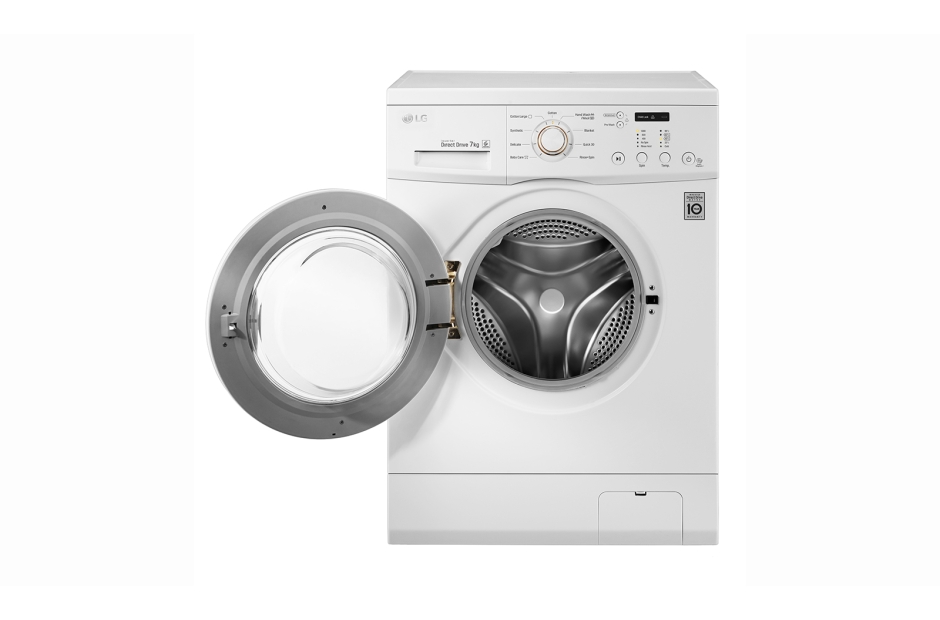 เครื่องซักผ้าฝาหน้าระบบ 6 Motion Direct Drive ความจุ ซัก 7 กก. F1207NMCW