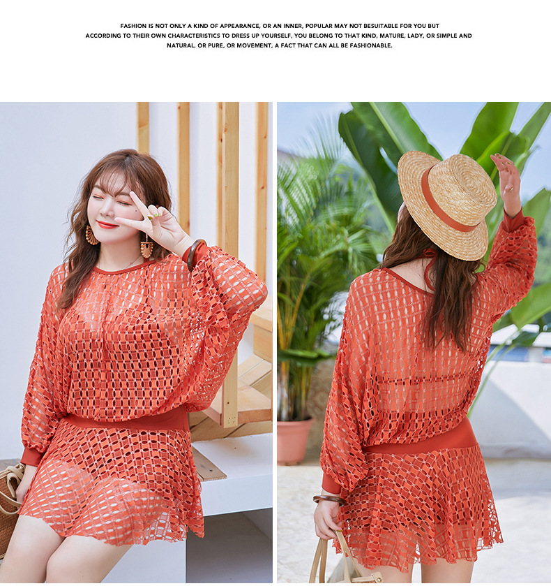 ชุดว่ายน้ำคนอ้วน 5xl พร้อมส่ง :ชุดว่ายน้ำไซส์ใหญ่สีส้มผูกคอและแต่งผ้าset 3 ชิ้นมีบรา กระโปรงติดกางเกงขาสั้นและเสื้อคลุมแบบสวยsexy มากๆจ้า:รอบอก38-46นิ้ว เอว32-42นิ้ว สะโพก40-52นิ้ว เสื้อคลุมรอบอกกว้าง50นิ้ว