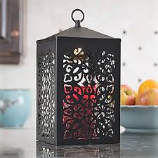 SCROLL CANDLE WARMER LANTERN