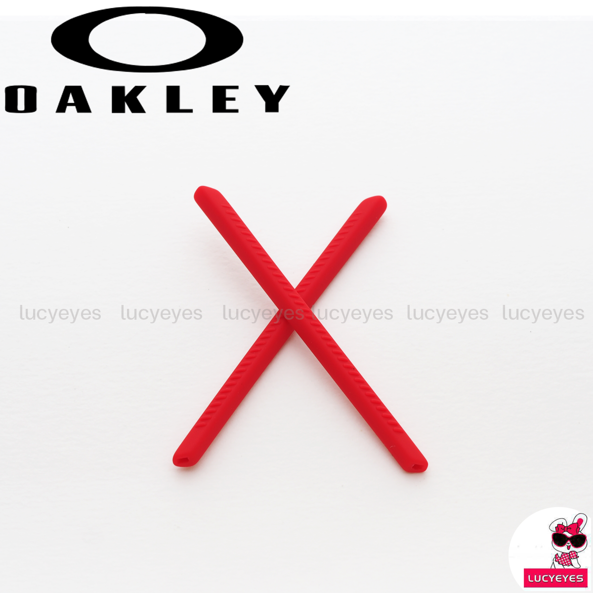 ยางขาแว่น OAKLEY OO4141, WHISKER สีแดง