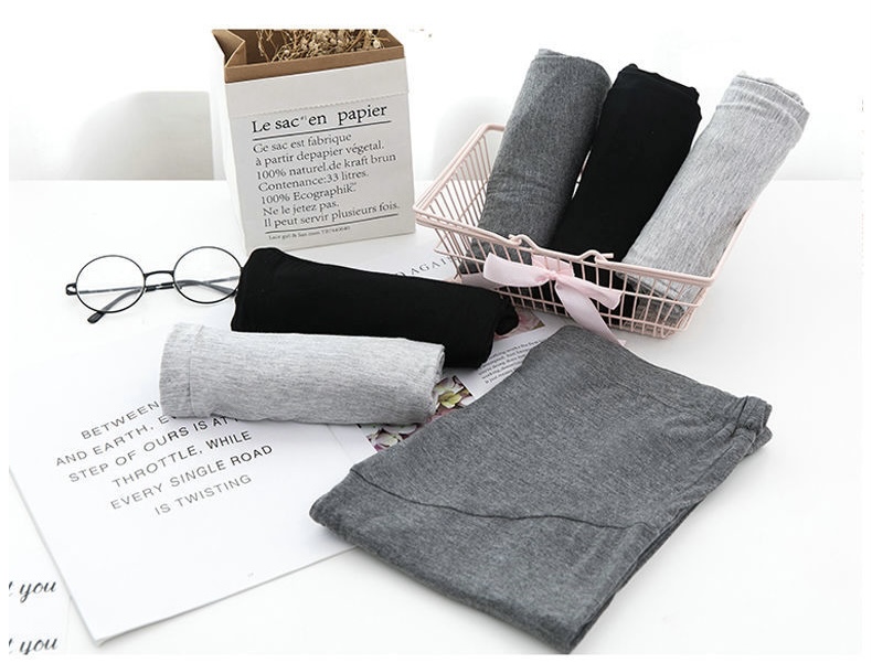 เลคกิ้งคนท้องขา4 ส่วน ผ้านิ่ม ยืดตัวได้เยอะ ใส่สบาย มีสายปรับขนาดครรภ์ มี3 สี M,L,XL