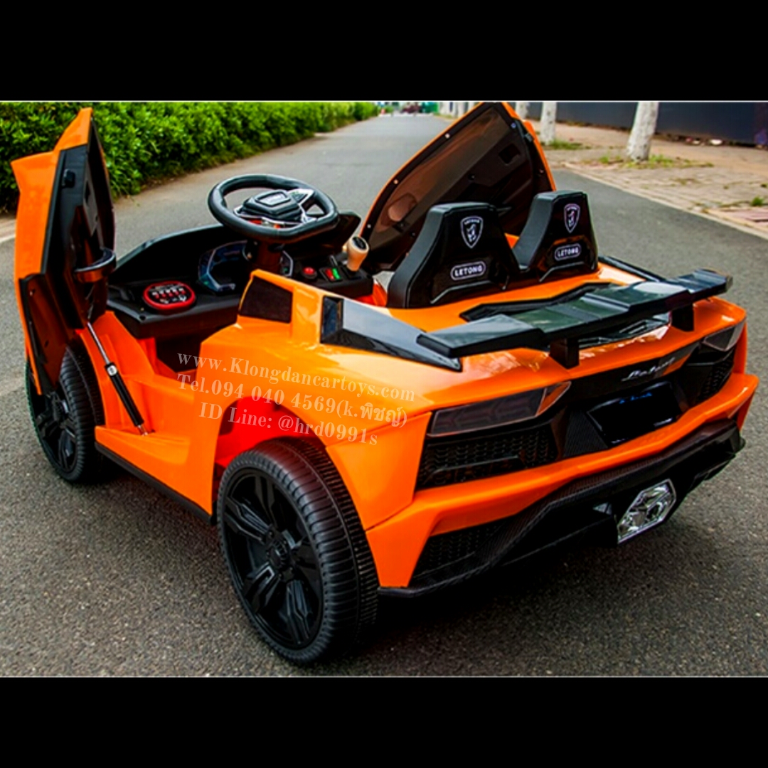 รถแลมโบกินีปีกนก 💥คันใหญ่มาก, ใช้มือถือบังคับได้, ต่อบูลทูธมือถือได้, ล้อหลังโยกได้💥(3มอเตอร์แบต12v7a, เล่นUSB, ออกตัวสมูท, ประตูมีโช้ค, มีที่ลากจูง, มีโช้ค, แถม🎤ไมโครโฟน)