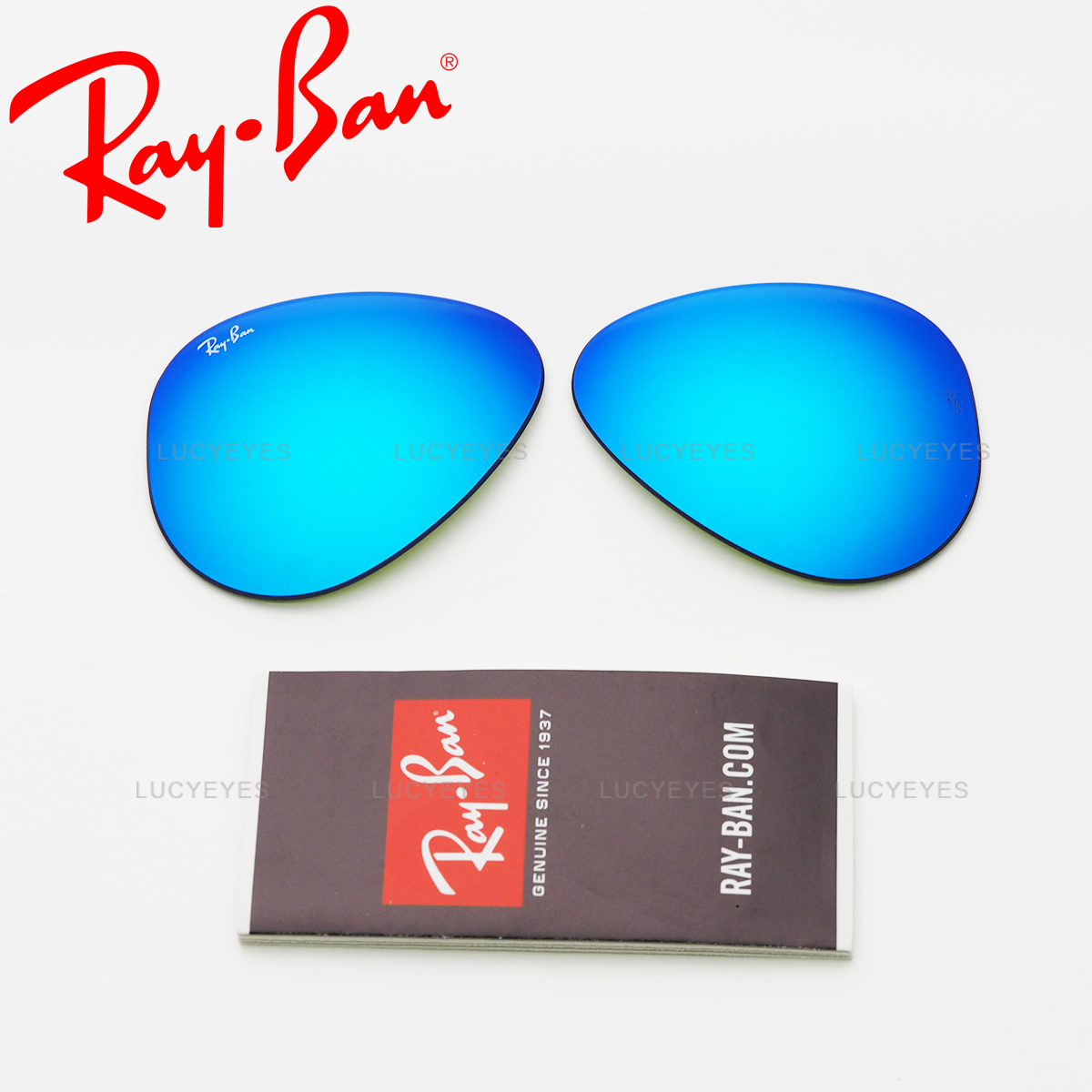 เลนส์ RAYBAN แท้ 100% RB3025 112/17, เลนส์สีปรอทฟ้า