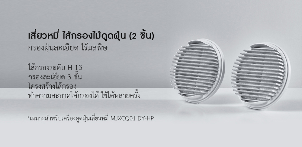 Xiaomi Vacuum Cleaner Hepa Filter - ไส้กรองไม้ดูดฝุ่นเสี่ยวหมี่ (2 ชิ้น)