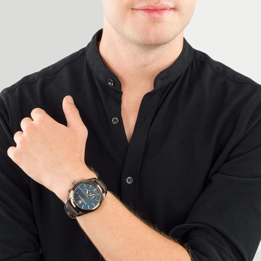 Maserati R8871612008 นาฬิกาผู้ชาย Traguardo Chronograph Quartz Men's Watch