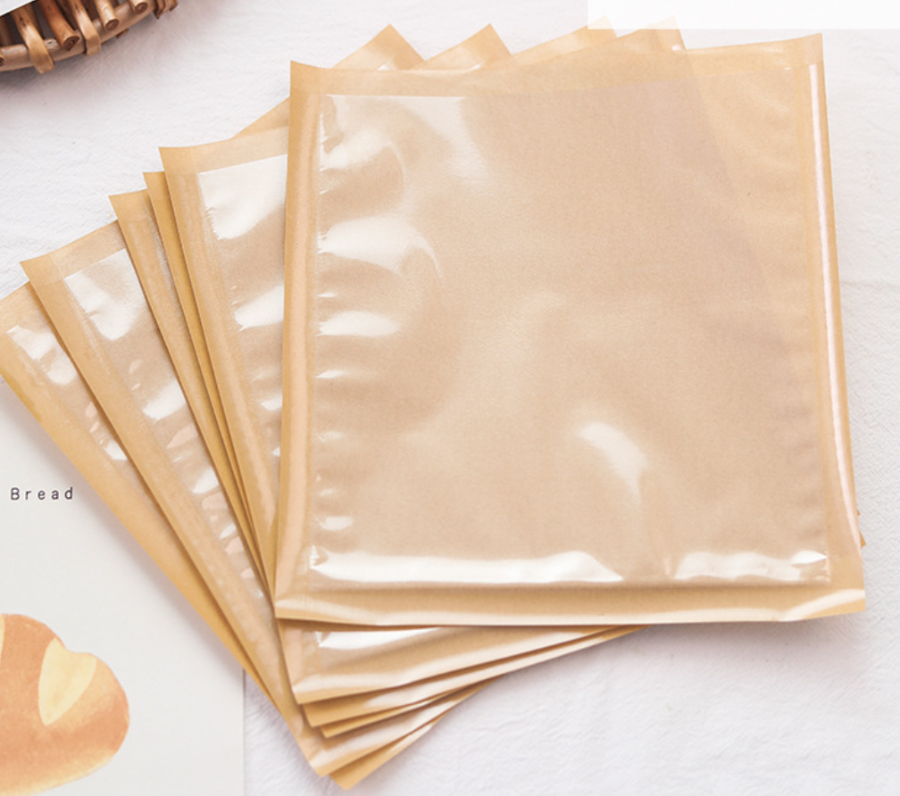 ถุงใส่ครัวซ็อง ขนมปัง เบเกอรี่ คุ๊กกี้ ขนาด 18x19 ซม.จำนวน 95-100 ชิ้นต่อแพ็ค