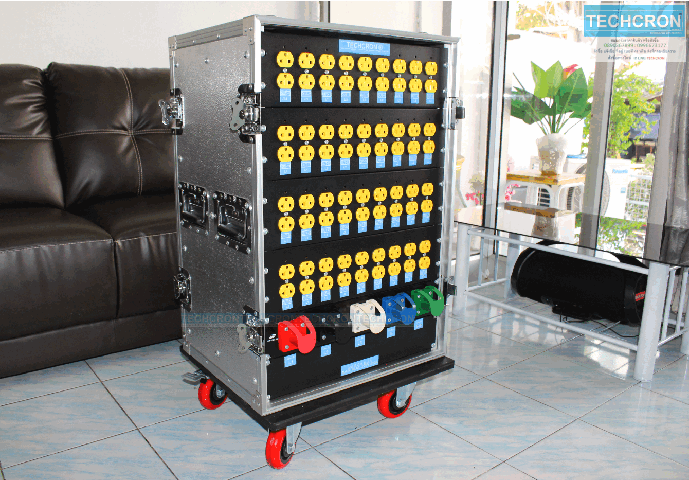 TECHCRON ตู้โหลด 16u ABB 250 แอมป์