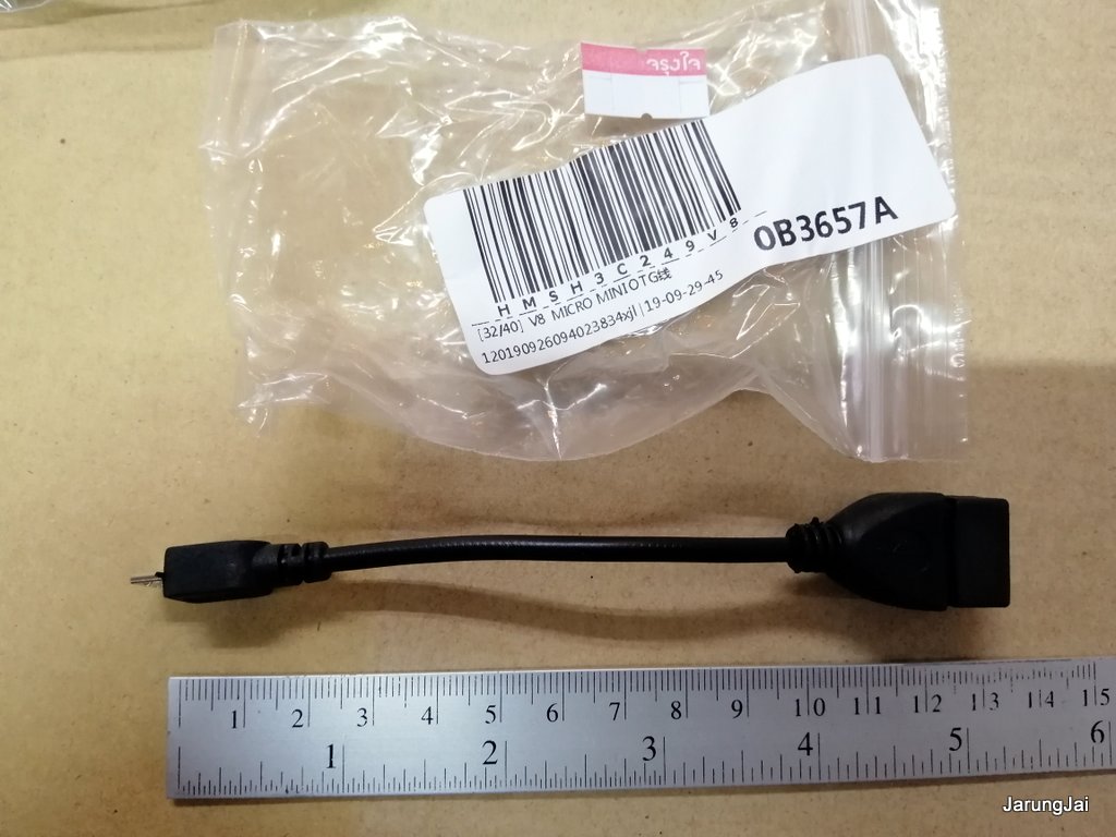 สายเคเบิ้ล OTG to usb ตัวแปลงแบบสาย convertor
