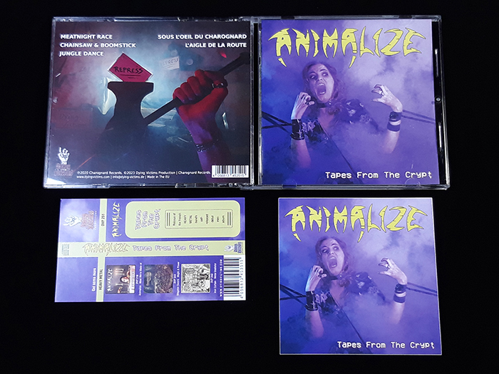 ANIMALIZE ‘Tapes From The Crypt’ CD