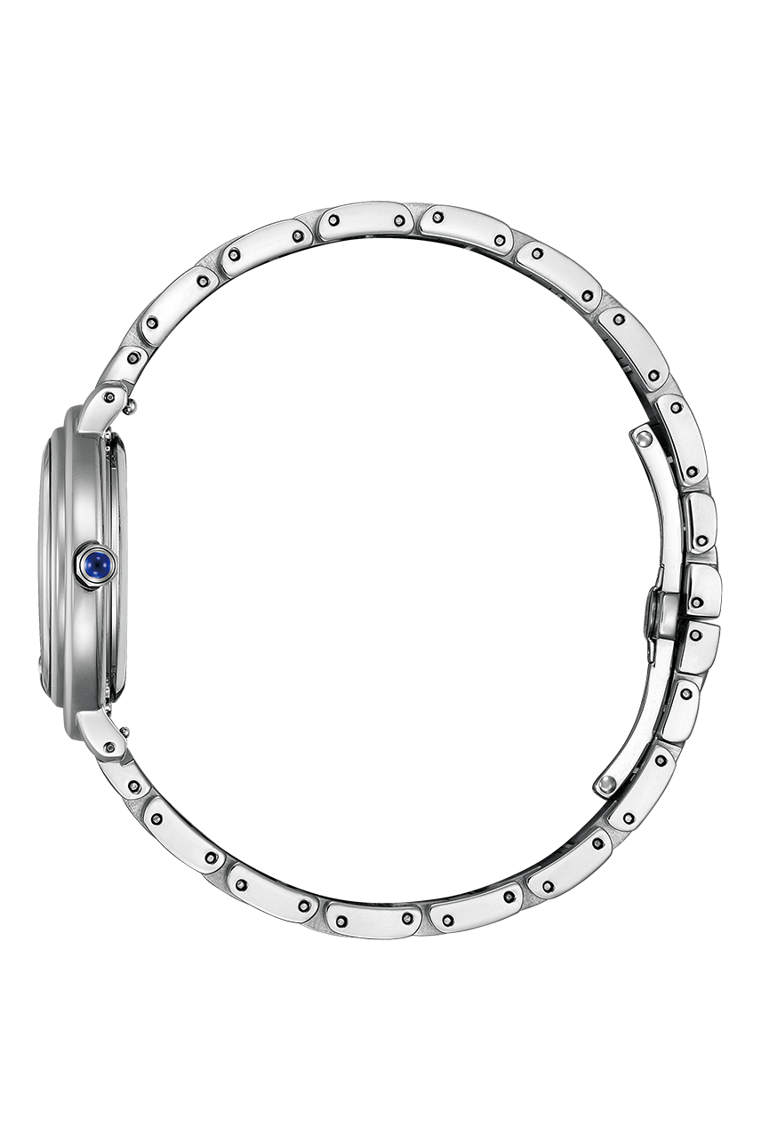 Citizen EM1090-78X นาฬิกาผู้หญิง Eco-Drive Diamond 3 Pcs Women's Watch + Leather Strap