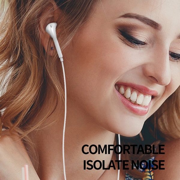 หูฟัง Sendem V10 มีไมค์ในตัว ทรง EAR-POD ประกันศูนย์ 1 ปี