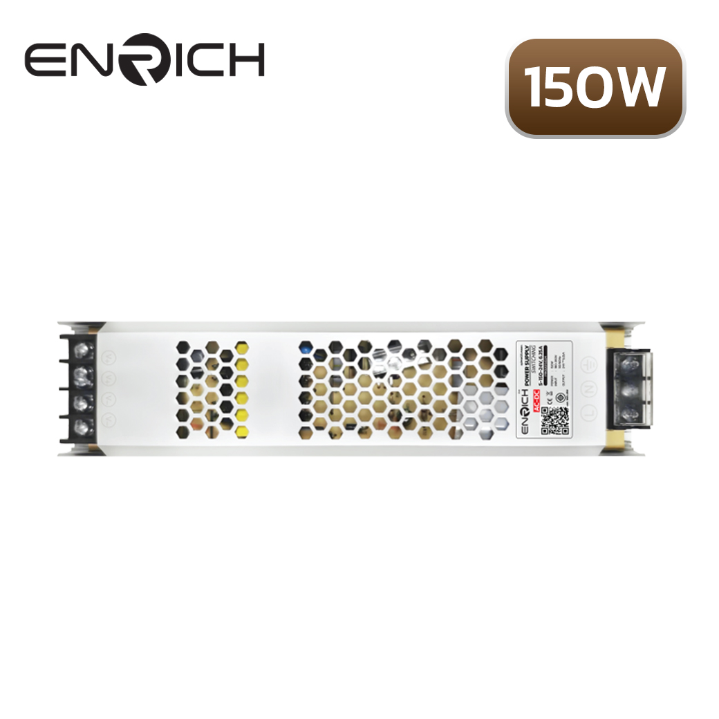 สวิทช์ชิ่ง พาวเวอร์ซัพพลาย ENRICH S-150-24V 6.25A 150W
