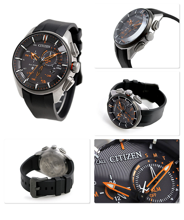 Citizen BZ1041-06E นาฬิกาผู้ชาย Eco-Drive Bluetooth Super Titanium Men's Watch