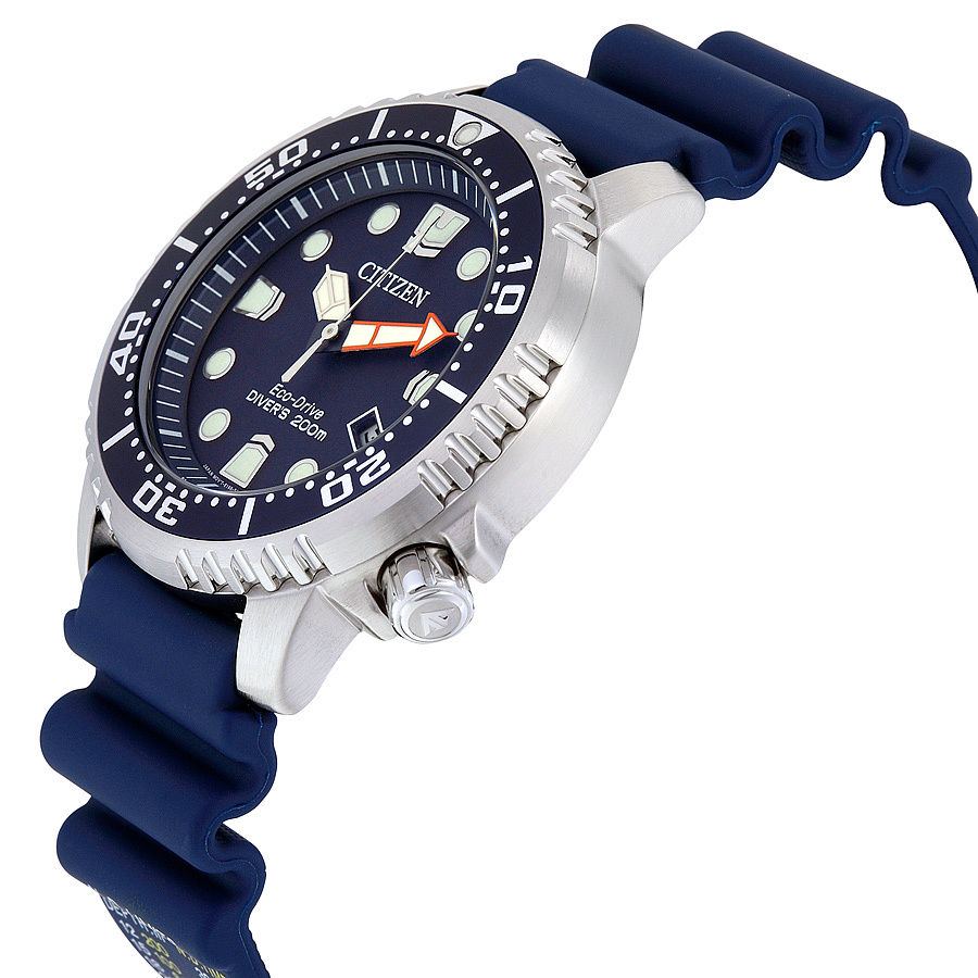 Citizen BN0151-09L นาฬิกาผู้ชาย Eco-Drive Promaster Professional Diver Dark Blue Dial Men's Watch