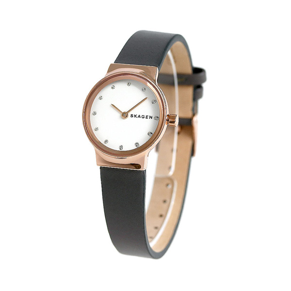 Skagen SKW2669 นาฬิกาผู้หญิง Skagen รุ่น SKW2669, Freja Gray Leather Quartz Women's Watch