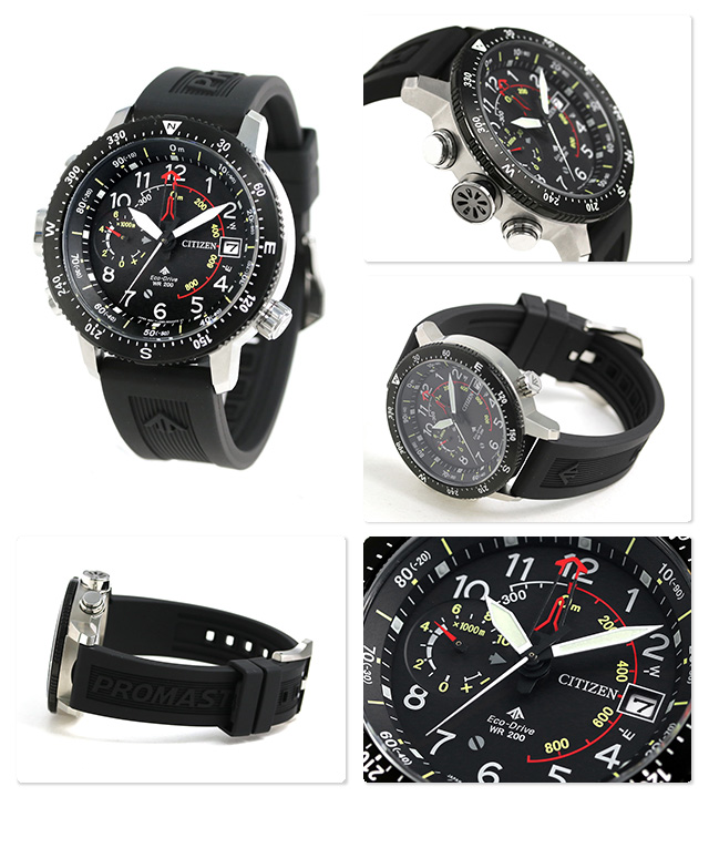 Citizen BN4044-15E นาฬิกาข้อมือผู้ชาย Eco-Drive Promaster Professional Altichron Multifunction Men's Watch