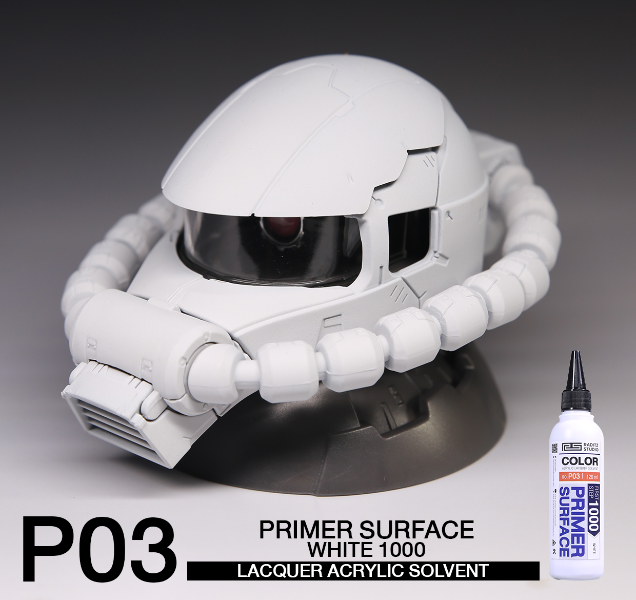 P03 Surface Primer White 1000 120ml