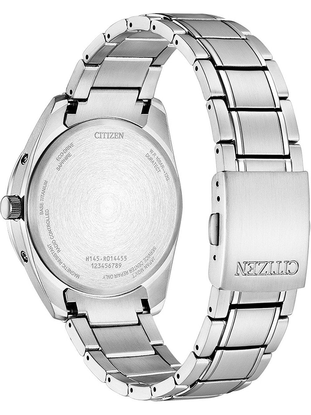 Citizen CB0260-81L นาฬิกาผู้ชาย Eco-Drive Radio Controlled Titanium Men's Watch