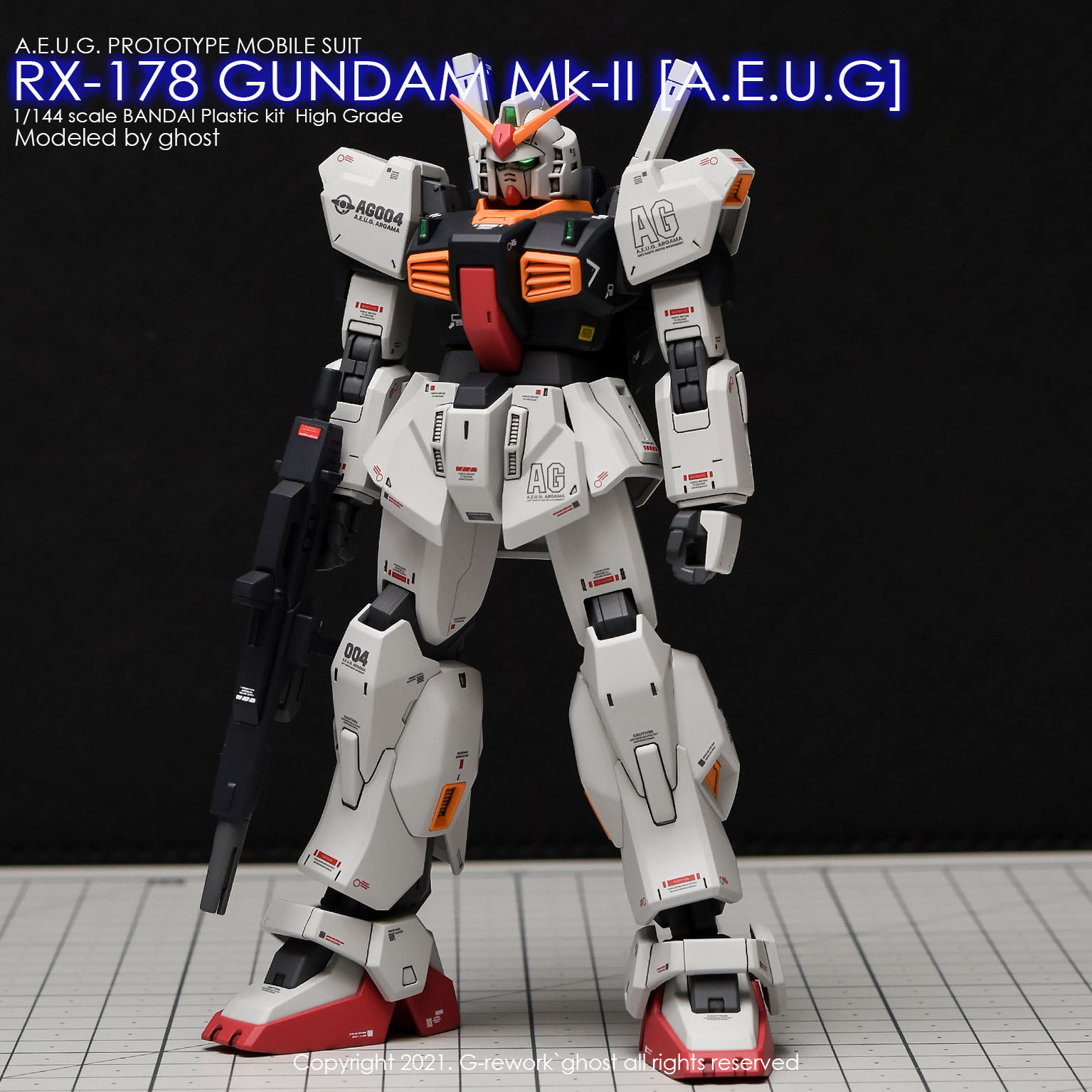 G-REWORK CUSTOM DECAL HG 1/144 GUNDAM Mk-II [A.E.U.G.]