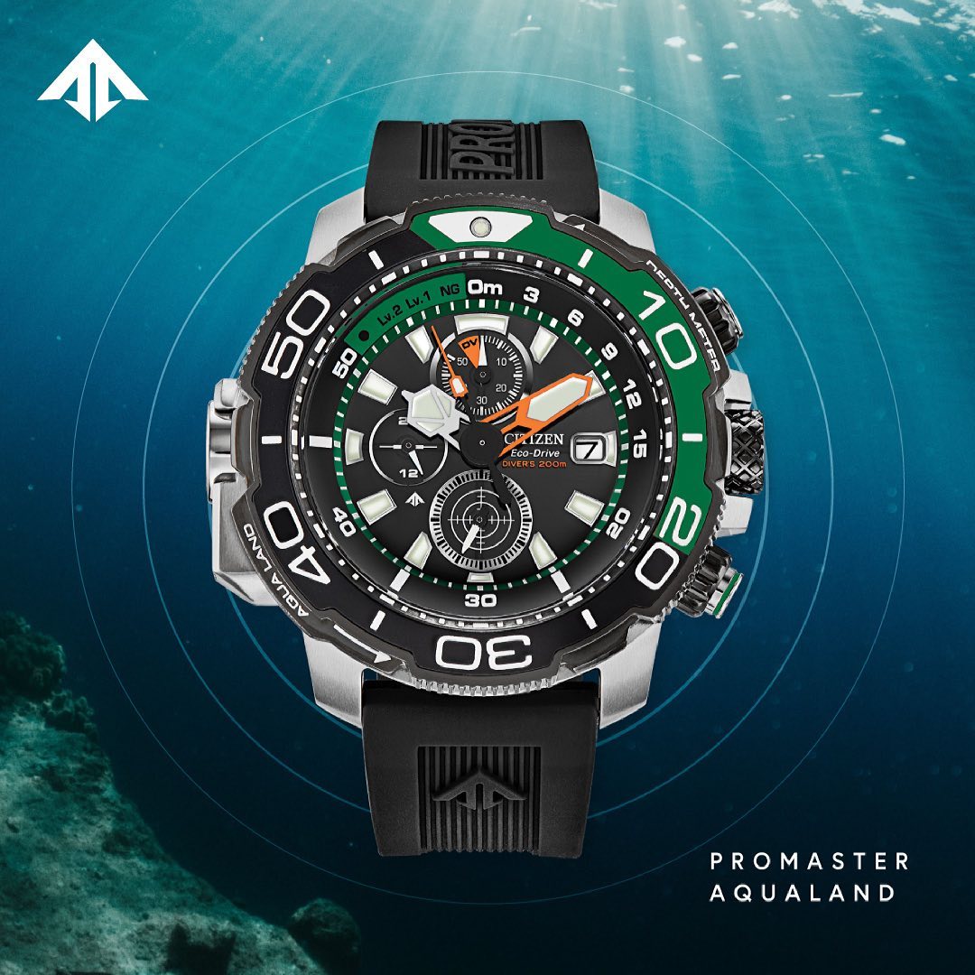 Citizen BJ2168-01E นาฬิกาผู้ชาย Promaster Divers Eco-Drive Men's Watch