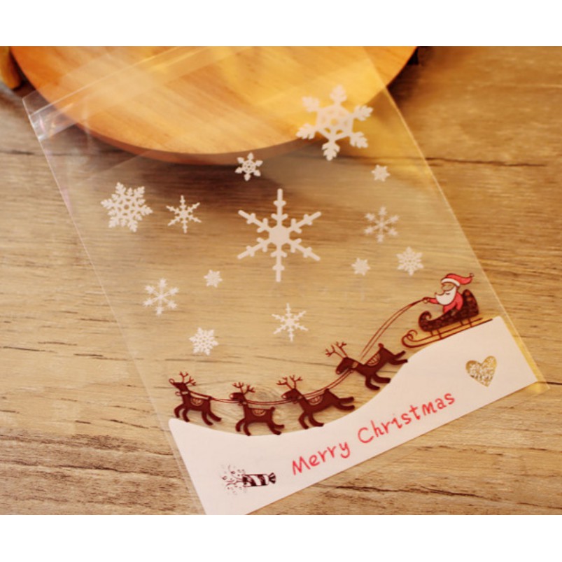 ถุงคุ๊กกี้ ฝากาว ขนาด 10×10 ซม. จำนวน 95-100 ชิ้นต่อแพ็ค ชุดที่ 4/6