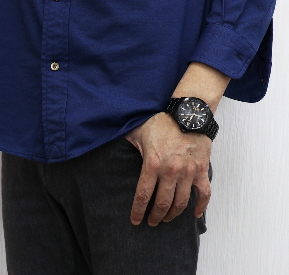 Citizen CB0185-84E นาฬิกาผู้ชาย Eco-Drive Radio Controlled Perpetual Men's Watch