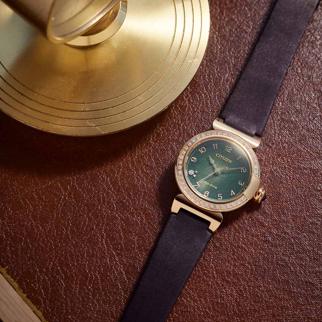 Citizen EM1123-62X นาฬิกาผู้หญิง Citizen L Mae Diamond: 40 Pcs Women's Watch