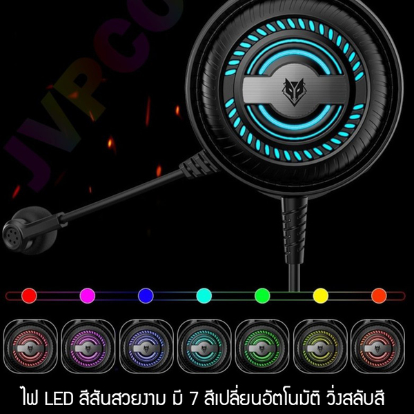 หูฟังเกมมิ่ง Nubwo N1 PRO Gaming Headphone หูฟังคอมแบบ Stereo