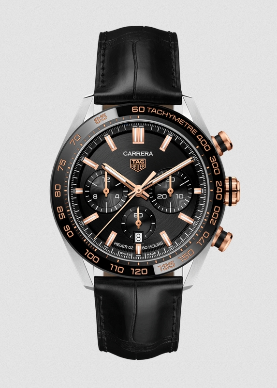 Tag Heuer CBN2A5A.FC6481 นาฬิกาผู้ชาย Carrera Automatic Chronograph 44m Men's Watch