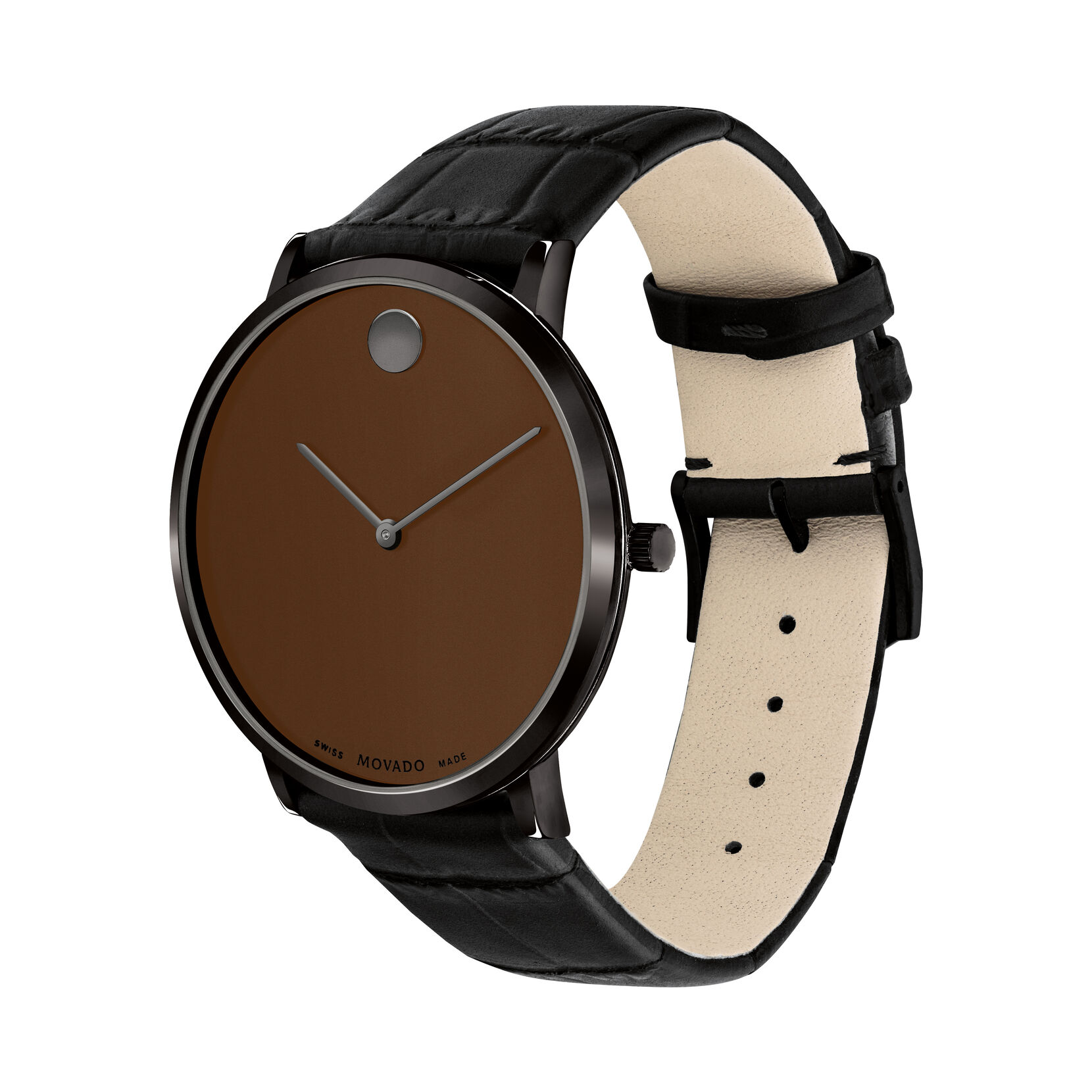 Movado 0607335 นาฬิกาผู้หญิง Modern 47 Ultra Slim Quartz Women's Watch