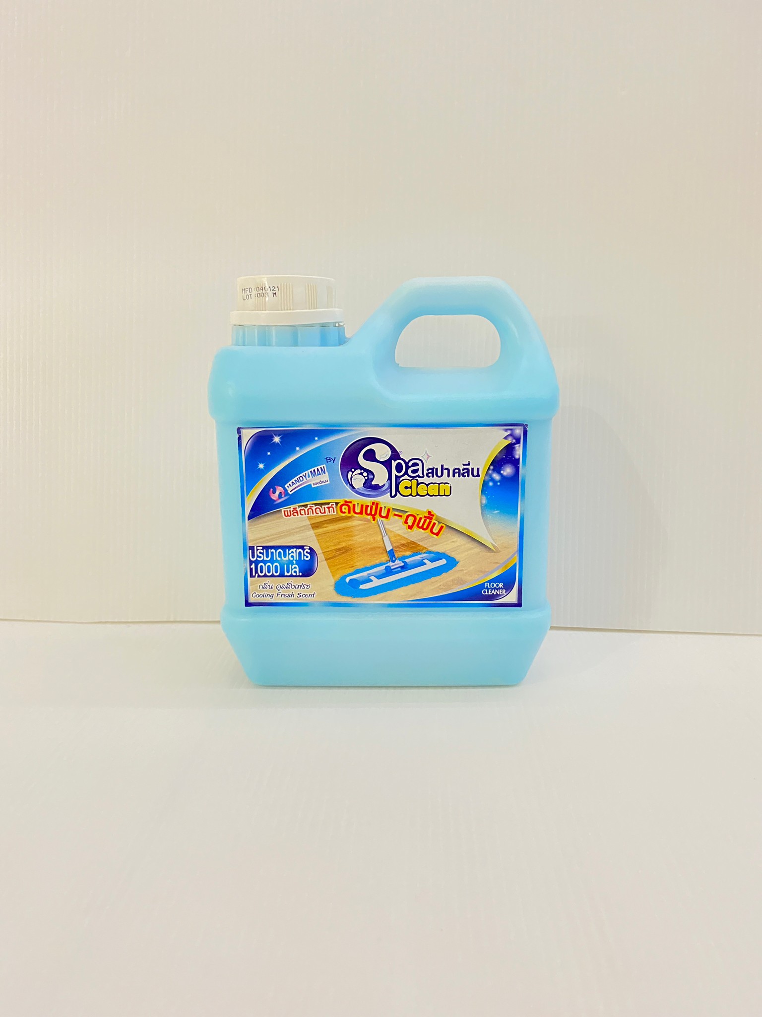 SPA CLEAN สปาคลีน ผลิตภัณฑ์ดันฝุ่น-ถูพื้น น้ำยาดันฝุ่น สีฟ้า คูลลิ่งเฟรช Cooling Fresh 1,000ml.