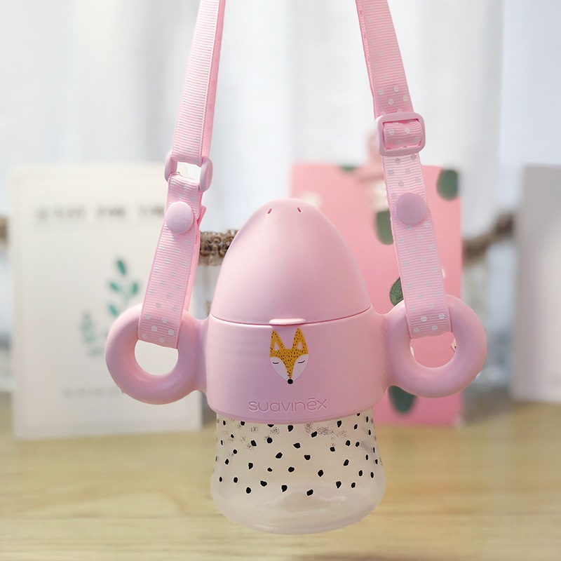 สายคล้องขวดน้ำ 2 หู ปรับสายได้ สายคล้องขวดนม ป้องกันการหล่น