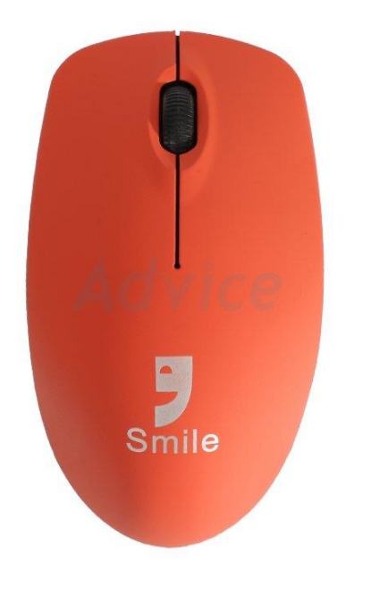 Wireless Optical Mouse USB SMILE (WM-6161) Orange