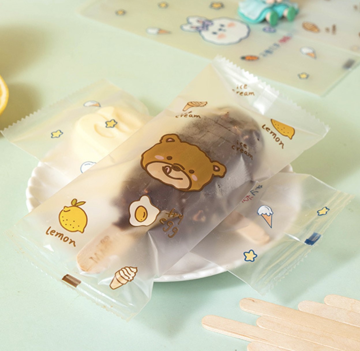 ถุงซีล ขนาด 7x18, 8x19 ซม.และขนาดใกล้เคียง จำนวน 95-100 ใบต่อแพ็ค