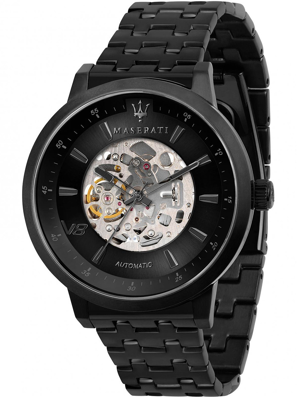 Maserati R8823134003 นาฬิกาผู้ชาย Granturismo Mechanic Automatic Men's Watch
