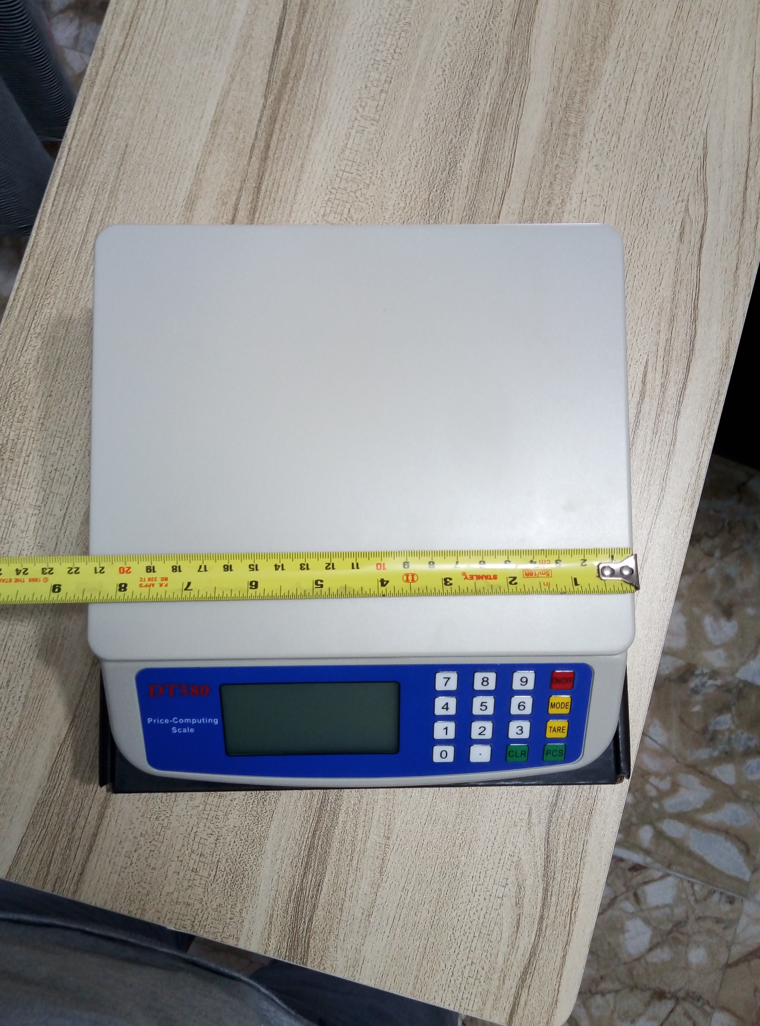 เครื่องชั่งน้ำหนักดิจิตอล DT-580 จอ LCD คมชัด ใช้ในครัวเรือน ร้านค้า โรงงาน ตัดน้ำหนักภาชนะออกได้ แบบคำนวณราคาได้ เครื่องชั่งดิจิตอล ชั่งได้สูงสุด 30Kg ตาชั่ง เครื่องชั่ง เบเกอรี่ กิโล ดิจิตอล