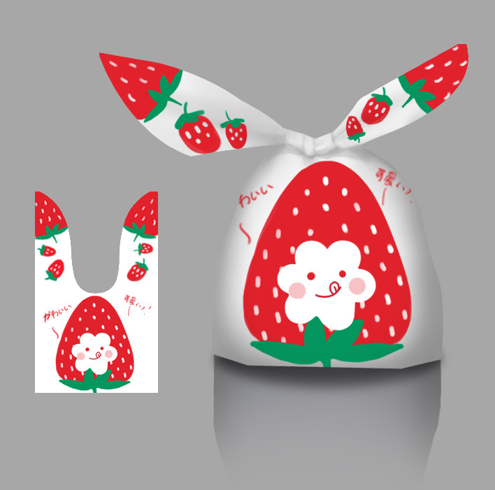 ถุงผูกหูกระต่าย ขนาด 13.5x22 ซม. แพ็คละ 47-50 ใบ (ชุดที่ 3/3)