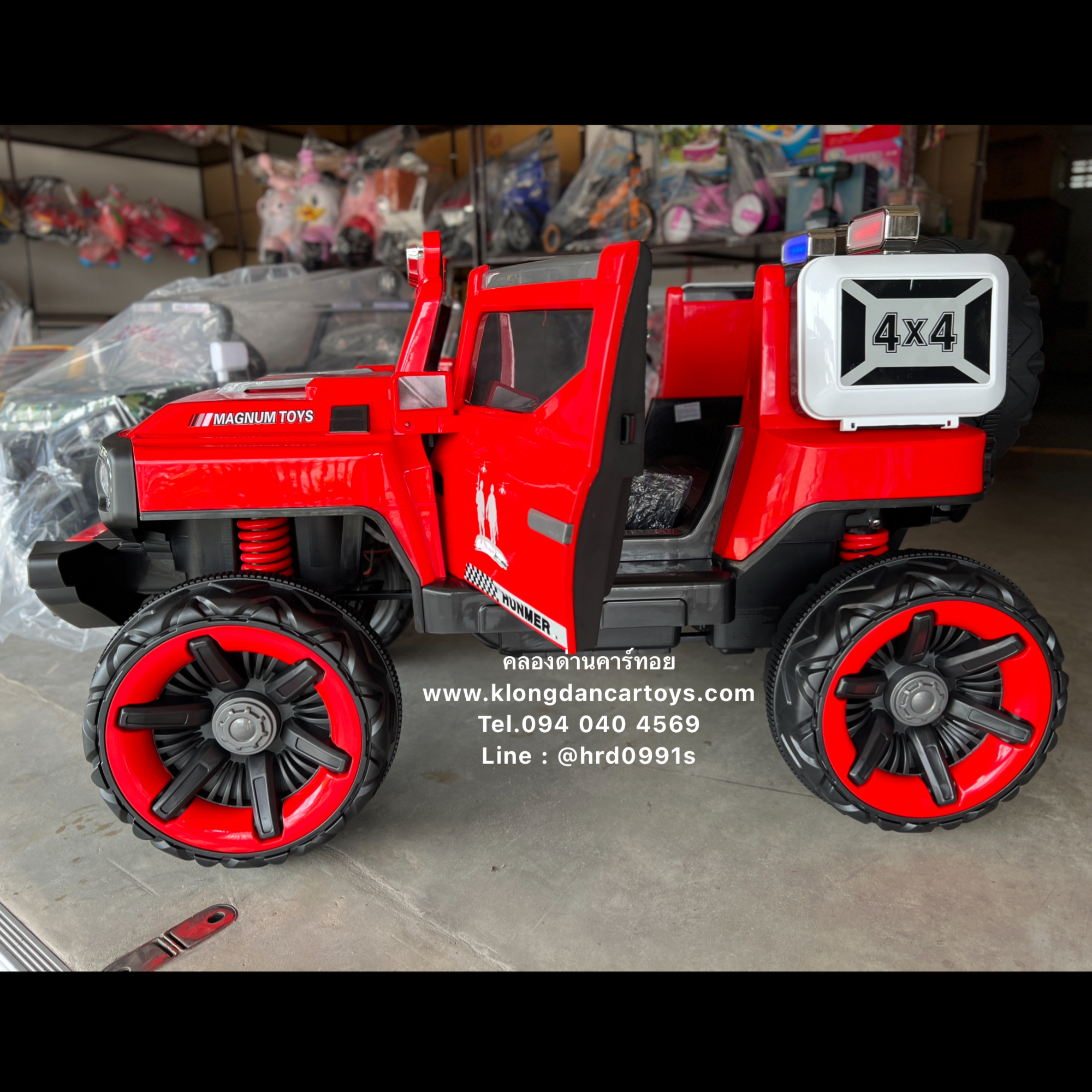 รถเด็กแบตเตอรี่จิ๊ปซาฟารี4×4*คันใหญ่มากโครงเหล็กรับหนา* (ออกตัวสมูท, 4มอเตอร์แบต12v10a, มีโช้คหน้าหลัง, โยกได้, บูลทูธกับมือถือ เล่นusb aux, รีโมทบูลทูธไฮเทค, กล่องเก็บของ2ข้าง) มีล้อสำรอง