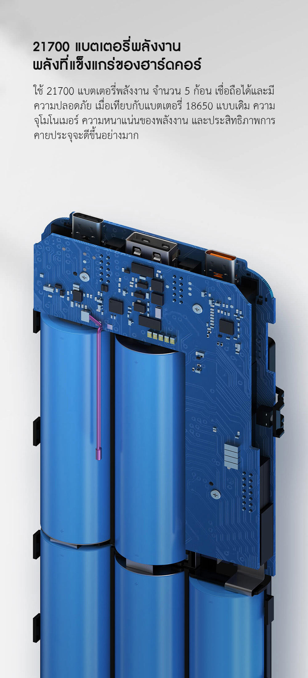 Zmi QB826 Power Bank 200W (25000mAh) - แบตสำรองแซดหมี่ QB826 200W 25000mAh